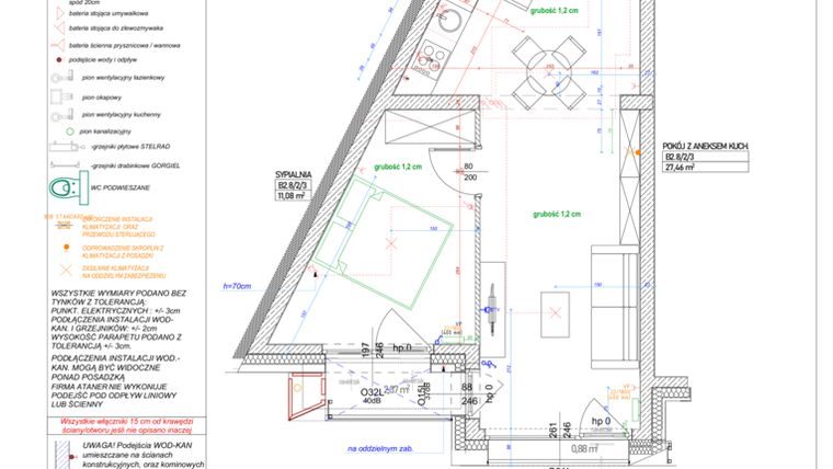 Rzut - Mieszkanie na sprzedaż 2 pokoje o powierzchni 47,9 m² - numer B.2.8 w Piekary 18