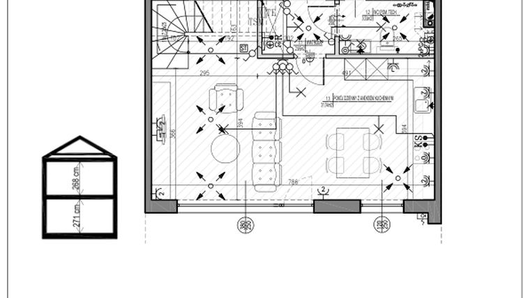 Rzut - Dom na sprzedaż 4 pokoje o powierzchni 87 m² - numer FA C18-1 w Falenty Apartamenty - etap II