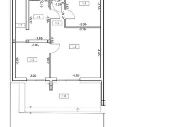 Rzut - Mieszkanie na sprzedaż 3 pokoje o powierzchni 53,2 m² - numer M10 w Osiedle Zygmunta