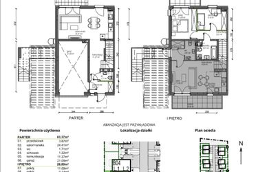 Rzut - Mieszkanie na sprzedaż 3 pokoje o powierzchni 91,64 m² - numer B03.L1 w Rokokowa Vita