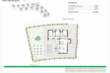 Rzut - Dom na sprzedaż 3 pokoje o powierzchni 105,7 m² - numer 6 w Dom w Murcji - 42550897