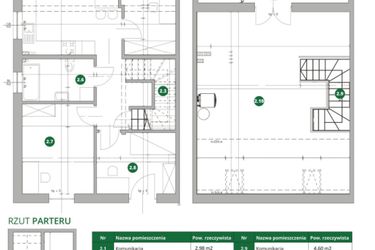 Rzut - Mieszkanie na sprzedaż 5 pokoi o powierzchni 108,48 m² - numer 5.46 w Osiedle Parkowe Tyczyn etap II