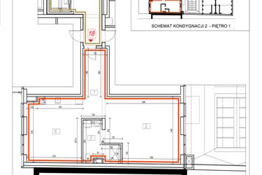 Rzut - Mieszkanie na sprzedaż 3 pokoje o powierzchni 70,32 m² - numer 18 w Alchemik74