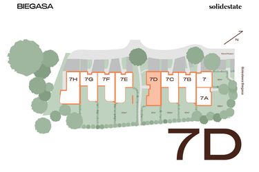 Rzut - Dom na sprzedaż 5 pokoi o powierzchni 176,44 m² - numer 7D w BIEGASA