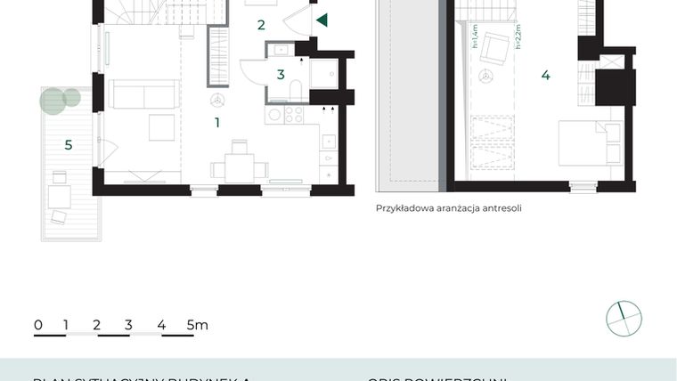 Rzut - Mieszkanie na sprzedaż 2 pokoje o powierzchni 36,86 m² - numer M30 w Park-Wojszyce