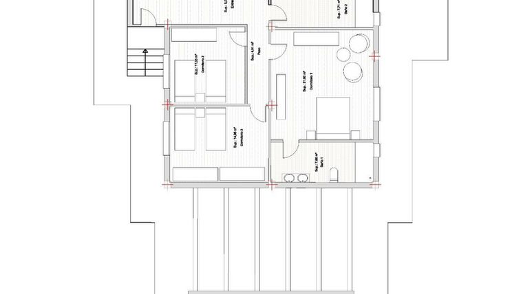 Rzut - Dom na sprzedaż 3 pokoje o powierzchni 168 m² - numer Z w Dom w Torre del Rico - 80106456