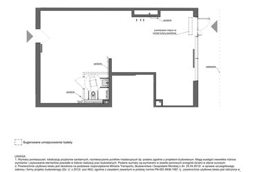 Rzut - Lokal użytkowy na sprzedaż 1 pokój o powierzchni 94,37 m² - numer 5 w Perspektywa