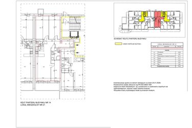 Rzut - Mieszkanie na sprzedaż 4 pokoje o powierzchni 79,94 m² - numer B01 w Lwowska 14