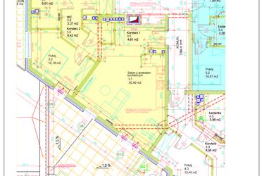 Rzut - Mieszkanie na sprzedaż 4 pokoje o powierzchni 85,06 m² - numer 3 w WILLA FAŁATA