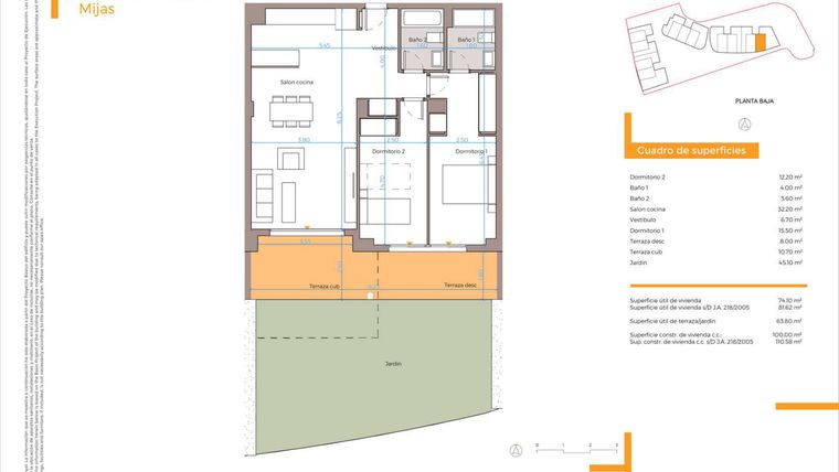 Rzut - Mieszkanie na sprzedaż 2 pokoje o powierzchni 85,61 m² - numer P4-0B w Vitta Marina