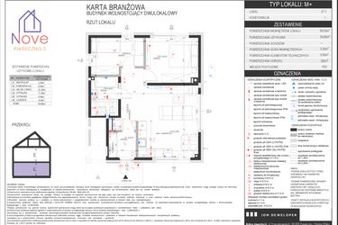 Rzut - Dom na sprzedaż 3 pokoje o powierzchni 54,8 m² - numer E7.1 w Nove Piaseczno 2 etap E