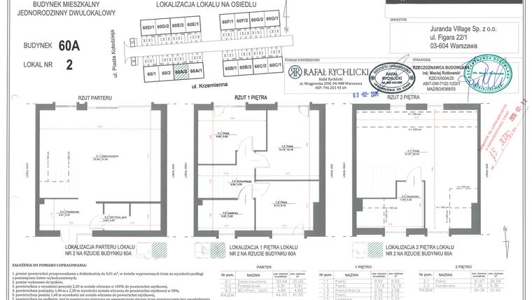 Rzut - Mieszkanie na sprzedaż 5 pokoi o powierzchni 112,64 m² - numer J1 w Juranda Village etap II