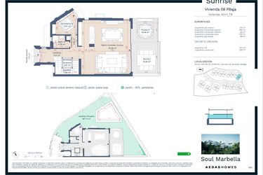 Rzut - Dom na sprzedaż 4 pokoje o powierzchni 388,4 m² - numer P08 w Soul Marbella Sunrise