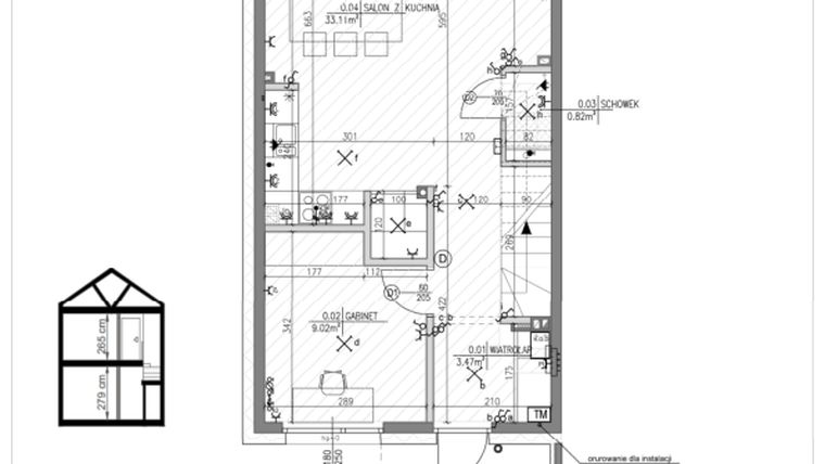 Rzut - Dom na sprzedaż 5 pokoi o powierzchni 103 m² - numer G2-2 NATURAL w Chojnów Park II