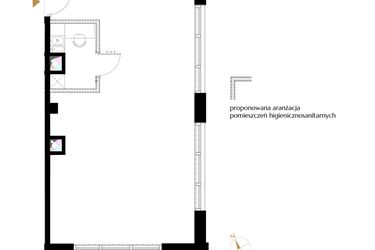 Rzut - Lokal użytkowy na sprzedaż 1 pokój o powierzchni 62,16 m² - numer 28 w BIZPARK D