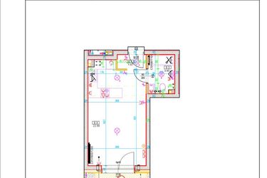 Rzut - Mieszkanie na sprzedaż 1 pokój o powierzchni 28,18 m² - numer D1 w Osiedle Zuchów