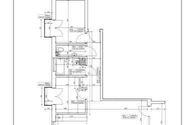 Rzut - Mieszkanie na sprzedaż 3 pokoje o powierzchni 57,76 m² - numer 6 w Bydgoska 19
