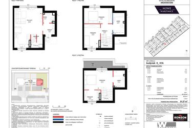 Rzut - Dom na sprzedaż 4 pokoje o powierzchni 91,57 m² - numer 8_01A w Nowe Warzymice 5