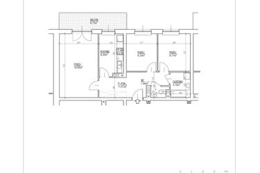 Rzut - Mieszkanie na sprzedaż 3 pokoje o powierzchni 63,8 m² - numer 38 w Północna 26