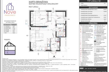 Rzut - Dom na sprzedaż 3 pokoje o powierzchni 59 m² - numer D2.1 w Nove Piaseczno 2