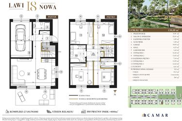 Rzut - Dom na sprzedaż 5 pokoi o powierzchni 139,09 m² - numer 5B-v2 w Lawinowa 18