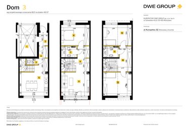 Rzut - Mieszkanie na sprzedaż 4 pokoje o powierzchni 106,7 m² - numer 3 w Kuropatwy 32