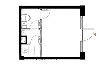 Rzut - Lokal użytkowy na sprzedaż 1 pokój o powierzchni 28,05 m² - numer 9 w BIZPARK D