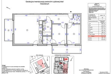 Rzut - Mieszkanie na sprzedaż 3 pokoje o powierzchni 73,4 m² - numer A3 w Vilanovia Park