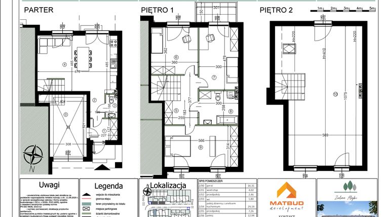 Rzut - Dom na sprzedaż 4 pokoje o powierzchni 177,33 m² - numer 30F/2 w Zielone Alejki etap II