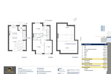 Rzut - Dom na sprzedaż 4 pokoje o powierzchni 91,78 m² - numer 11 w Nova Zabielska 2