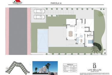 Rzut - Dom na sprzedaż 3 pokoje o powierzchni 330,11 m² - numer 14 w Las Bellas Luxury Villas