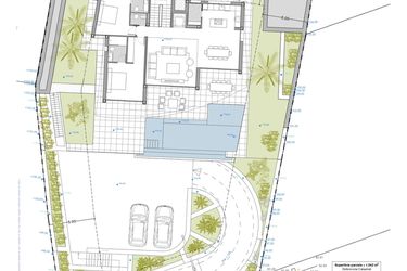 Rzut - Dom na sprzedaż 4 pokoje o powierzchni 898 m² - numer VGH30131 w Willa w Calpe - 73360377