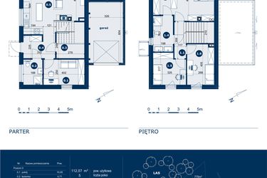 Rzut - Dom na sprzedaż 5 pokoi o powierzchni 132 m² - numer IV.15.a w Nowy Park Domy Tyniec etap IV