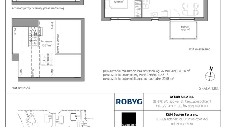 Rzut - Mieszkanie na sprzedaż 3 pokoje o powierzchni 57,54 m² - numer B7.2M02 w ROSA Residence etap II