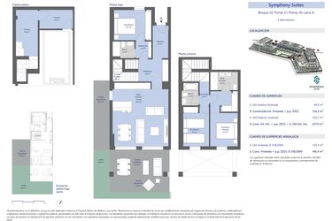 Rzut - Mieszkanie na sprzedaż 3 pokoje o powierzchni 120 m² - numer 210A w Symphony Suites