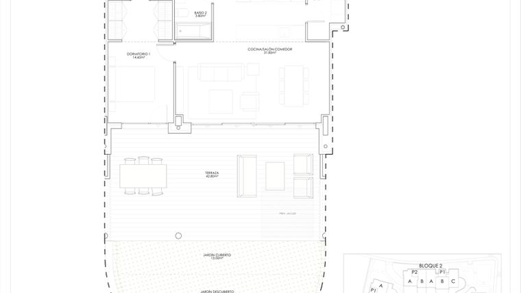 Rzut - Mieszkanie na sprzedaż 3 pokoje o powierzchni 115,59 m² - numer 6.1.2.0A w Idylicc