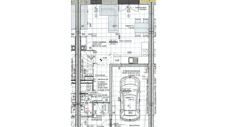 Rzut - Dom na sprzedaż 4 pokoje o powierzchni 114,55 m² - numer C9 w Osiedle Szatonia etap III