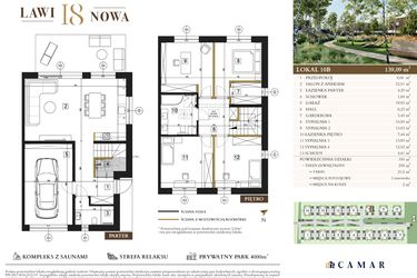 Rzut - Dom na sprzedaż 5 pokoi o powierzchni 139,09 m² - numer 10B w Lawinowa 18