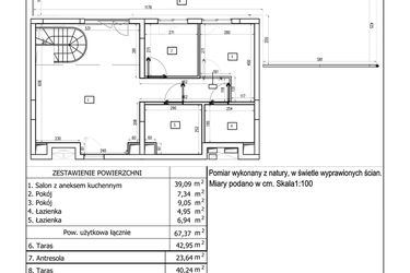 Rzut - Mieszkanie na sprzedaż 3 pokoje o powierzchni 91,01 m² - numer 120 w Aquamarina Dąbki