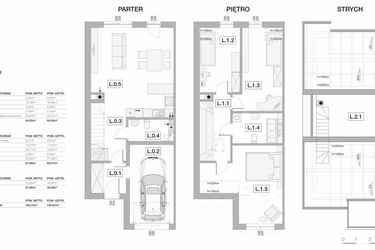 Rzut - Dom na sprzedaż 4 pokoje o powierzchni 129,62 m² - numer 17A w Słoneczne Juszkowo