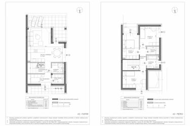 Rzut - Dom na sprzedaż 4 pokoje o powierzchni 103,94 m² - numer A2 w Osiedle Florentynów 2