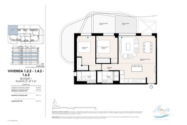 Rzut - Mieszkanie na sprzedaż 2 pokoje o powierzchni 115,17 m² - numer 122 w Alonis Living