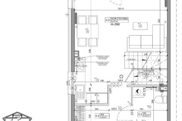 Rzut - Dom na sprzedaż 3 pokoje o powierzchni 76,5 m² - numer 28A w Zielono Mi 2