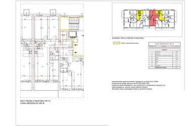 Rzut - Mieszkanie na sprzedaż 4 pokoje o powierzchni 82,45 m² - numer B17 w Lwowska 14