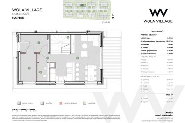 Rzut - Dom na sprzedaż 4 pokoje o powierzchni 117,89 m² - numer B.5A/1 w Wola Village