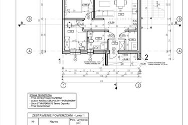 Rzut - Mieszkanie na sprzedaż 3 pokoje o powierzchni 50,46 m² - numer 15B w Słoneczny Nowy Otok - Malownicza VI