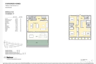 Rzut - Mieszkanie na sprzedaż 3 pokoje o powierzchni 139 m² - numer 4.17 w Evergreen Homes - Mijas