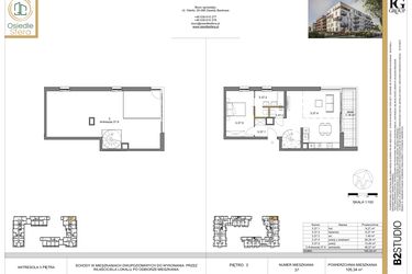 Rzut - Mieszkanie na sprzedaż 2 pokoje o powierzchni 105,34 m² - numer 37 w Osiedle Sfera etap II