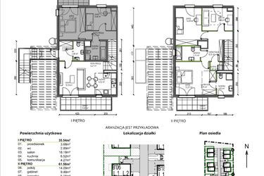 Rzut - Mieszkanie na sprzedaż 4 pokoje o powierzchni 92,85 m² - numer B05.L2 w Rokokowa Vita