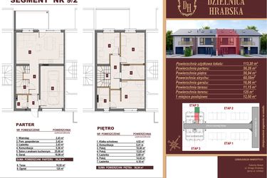 Rzut - Dom na sprzedaż 4 pokoje o powierzchni 113,2 m² - numer 9/2 w Dzielnica Hrabska